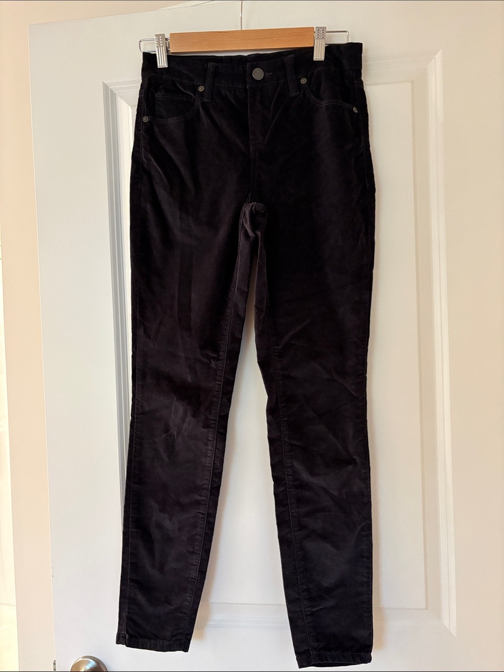 Blank NYC Black Slim Velvet Pants